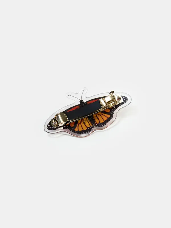Barrette: Monarch Butterfly
