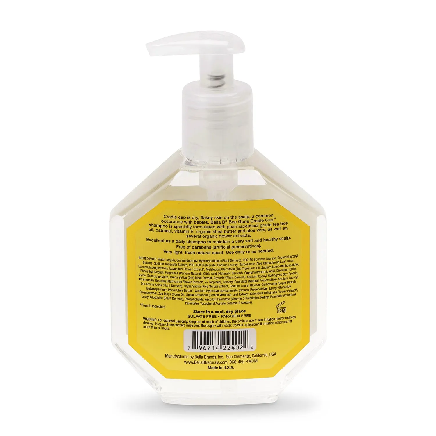 Bella B Bundle - Cradle Cap Shampoo 8 oz and Bubble Bath 8 oz