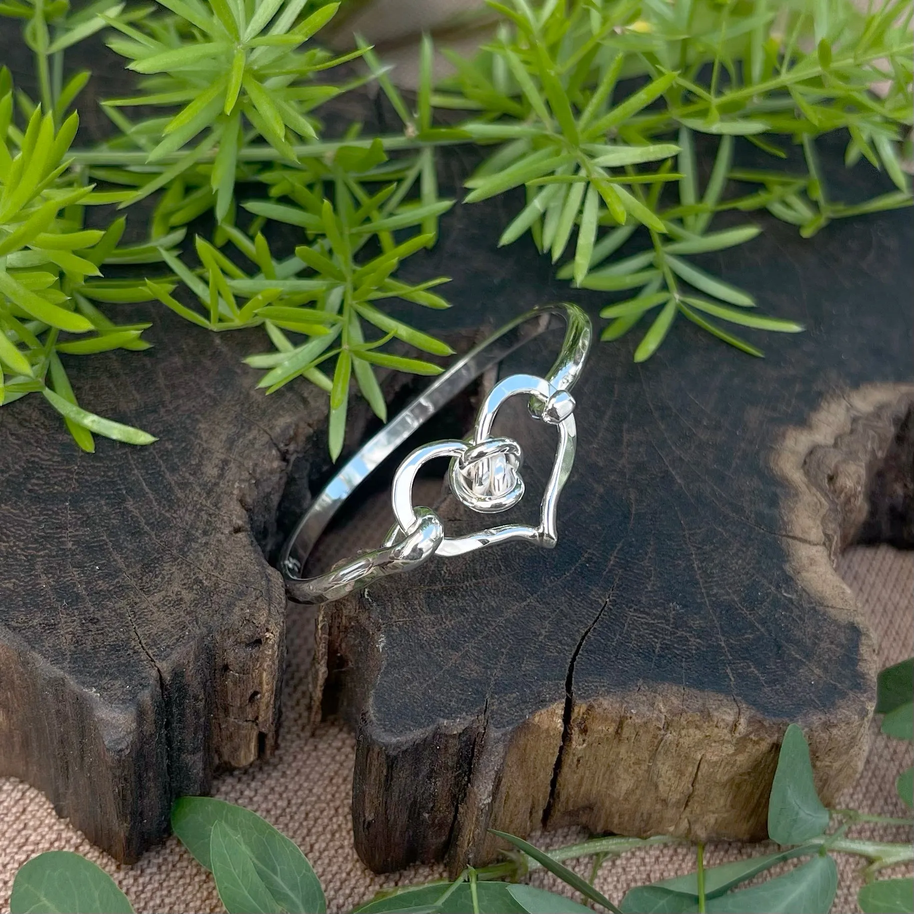 Heart 3mm Latching Bracelet