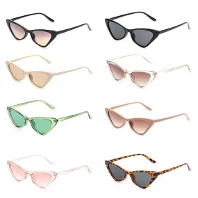 Hot Sale UV400 Sunglasses for Women Cat Eye Retro Sunglasses Trendy Vintage Small Frame Eyewear Fashion Streetwear Accessories
