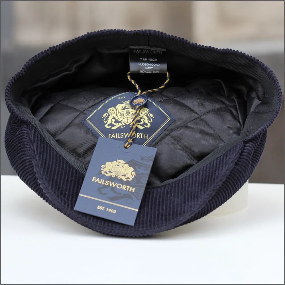 Hudson Navy 8 Piece Cord Cap 