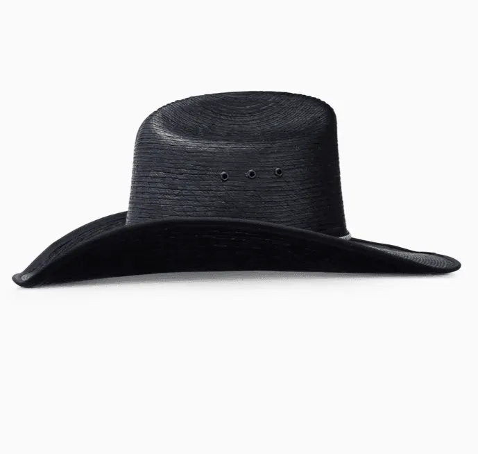 Jason Aldean Collection By Resistol Asphalt Cowboy Bound Black Western Straw Hat RSASCWBJA4107