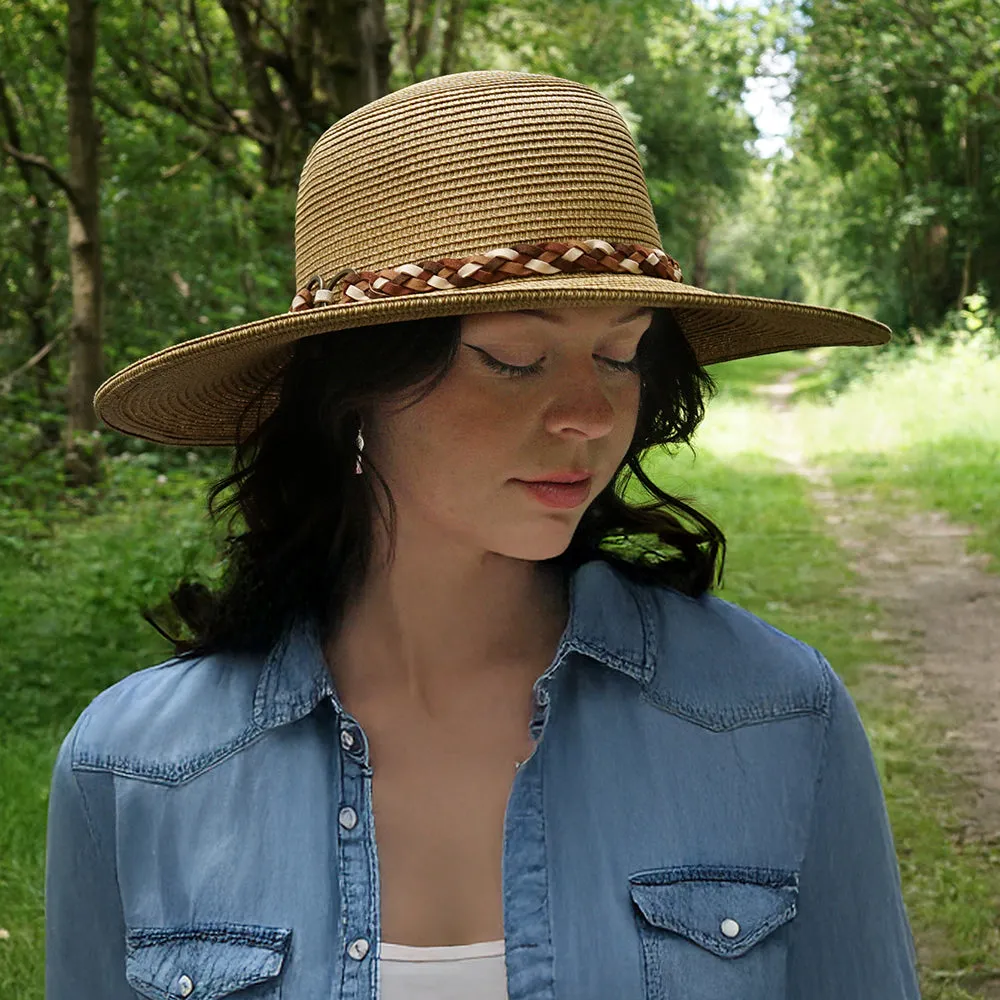 Palm Springs Floppy Sun Hat - Toast