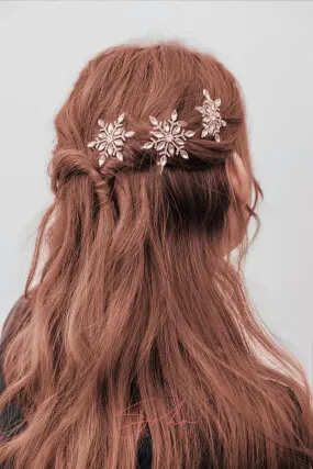 Texas Snowflake Hair barrette
