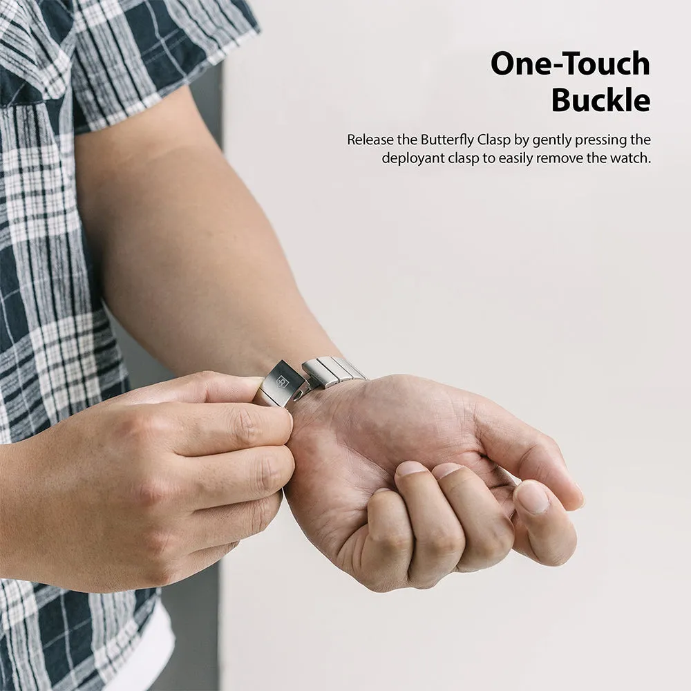 Watch Lug 22mm | Metal One Band α - Silver
